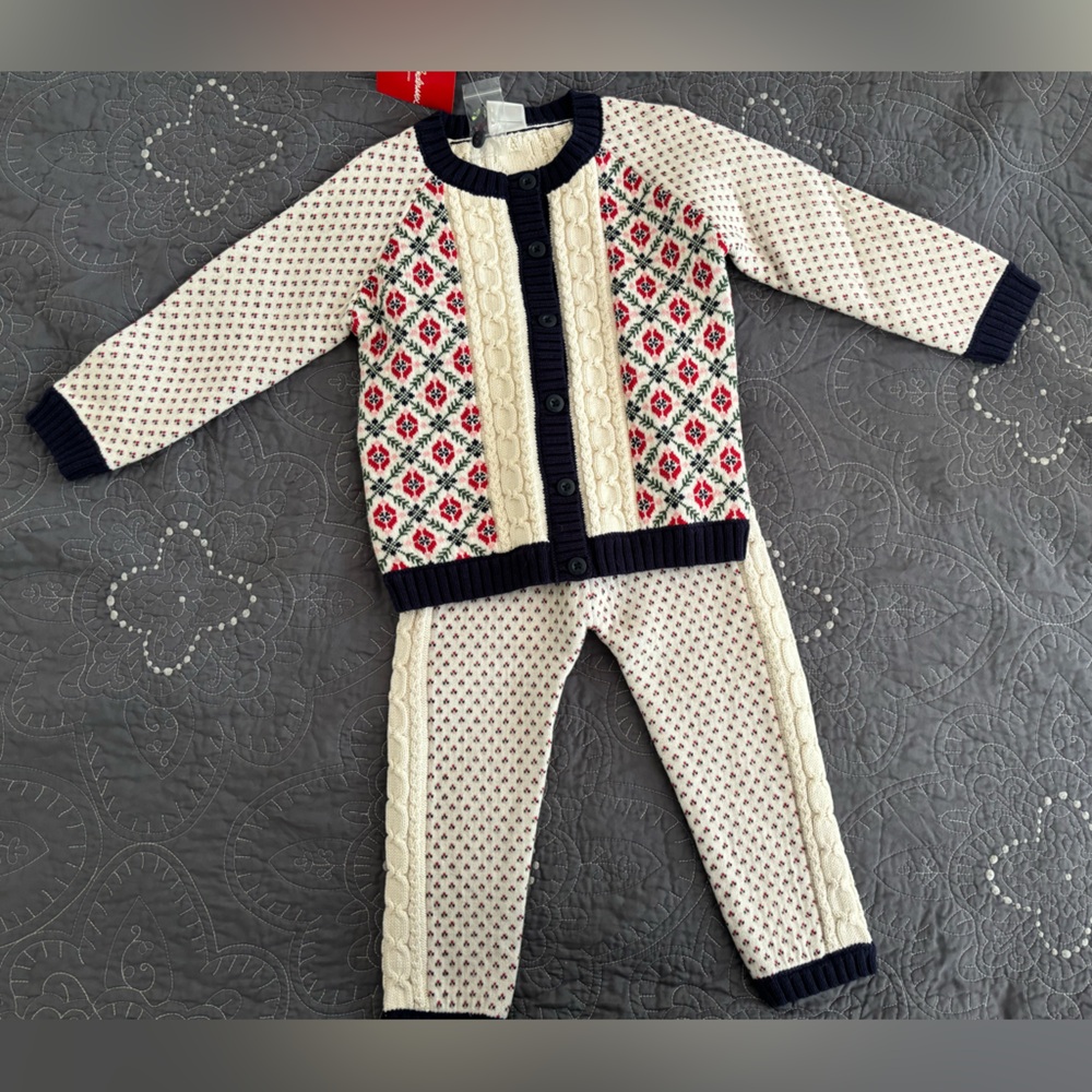 Hanna Andersson Kit Sweater and Pants Set